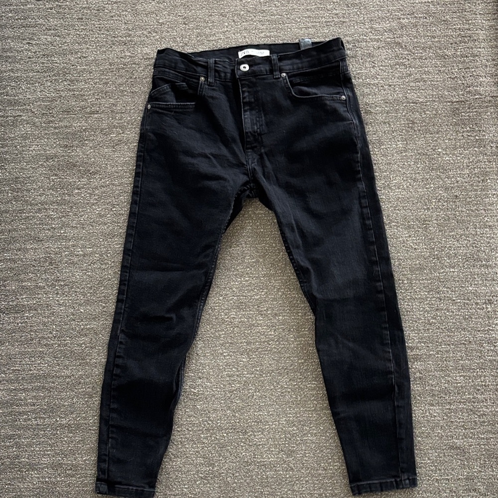 Zara Men's Dark Skinny Jeans